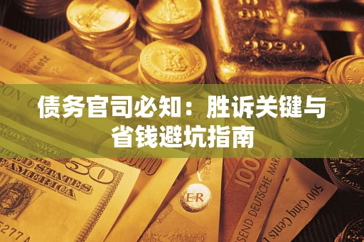 济南债务官司必知：胜诉关键与省钱避坑指南